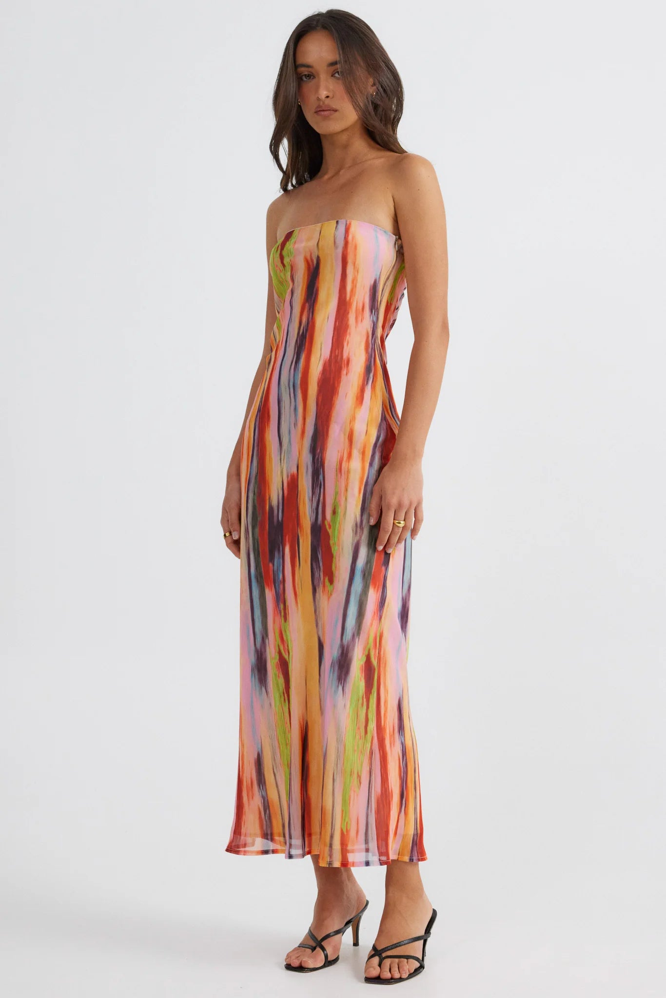 ST BARTS STRAPLESS MAXI DRESS