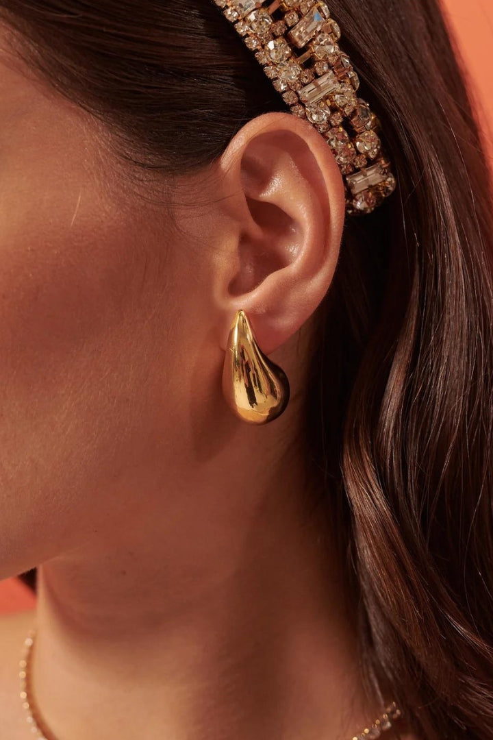 Gold Orla Droplet Earrings