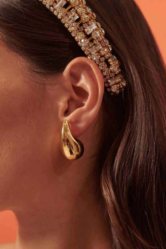 Gold Orla Droplet Earrings