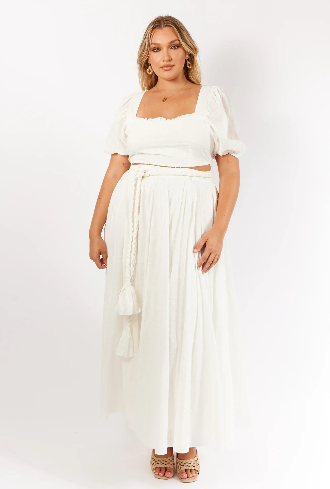 Yara Maxi Skirt - White