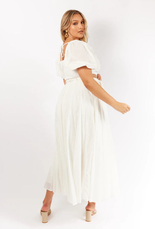 Yara Maxi Skirt - White