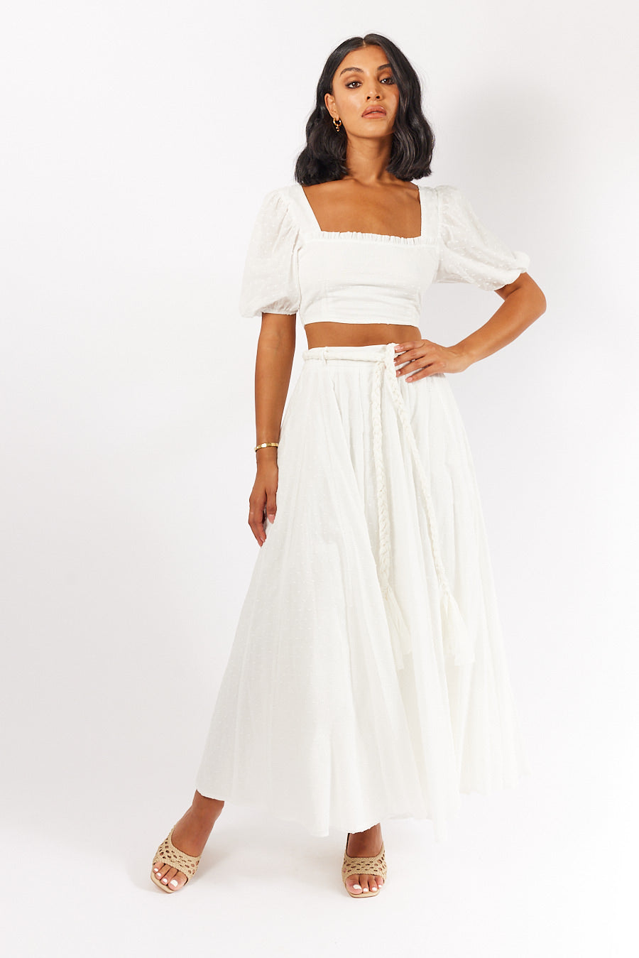 Yara Maxi Skirt - White