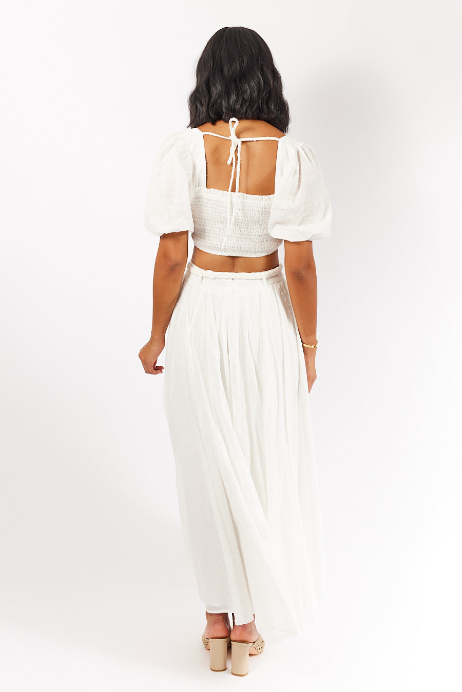 Yara Maxi Skirt - White